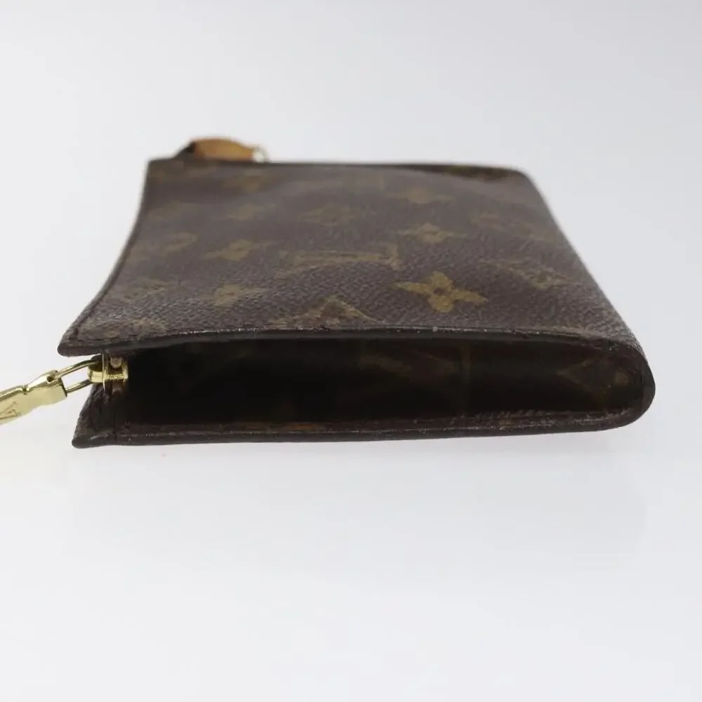 Louis Vuitton Monogram Bucket PM Accessory Pouch Brown